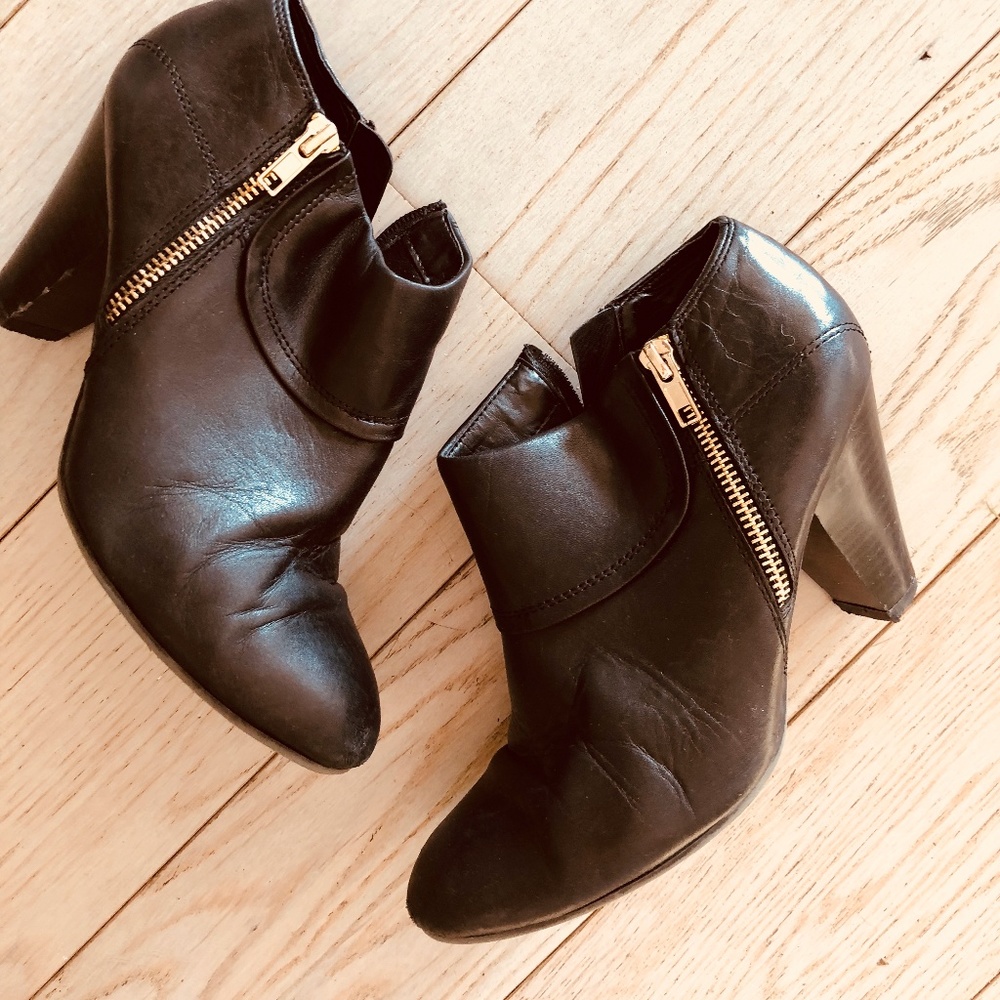 Black Heeled Booties